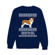 Bulldog Through The Snow - Unisex Sweatshirt