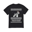 Miniature Schnauzer Through The Snow - Men's T-Shirt