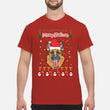 Merry Christmas German Shepherd - Men's T-Shirt