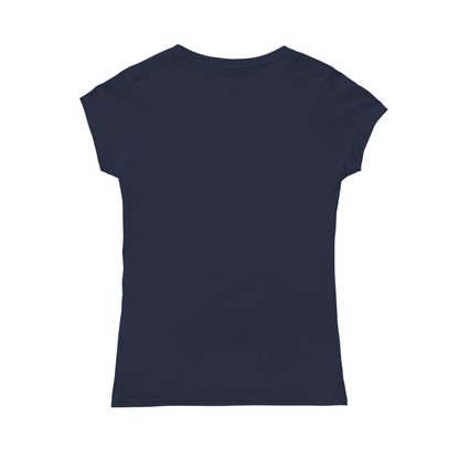 Bulldog Through The Snow - Premium Women's T-shirt