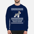 Miniature Schnauzer Through The Snow - Unisex Sweatshirt