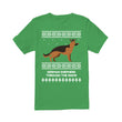 German Shepherd Through The Snow - Premium Men's T-shirt