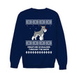 Miniature Schnauzer Through The Snow - Unisex Sweatshirt