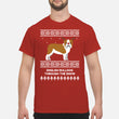 Bulldog Through The Snow - Men's T-Shirt