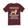 Bulldog Through The Snow - Premium Men's T-shirt