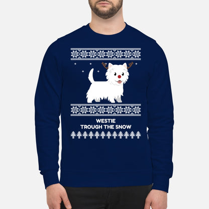 Westie Through The Snow  - Unisex Sweatshirt
