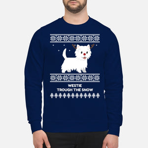 Westie Through The Snow  - Unisex Sweatshirt