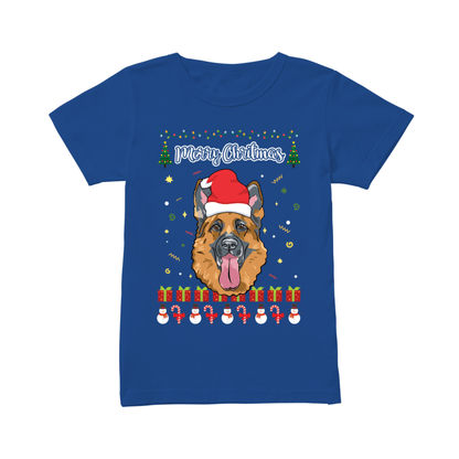 Merry Christmas German Shepherd - Women's T-shirt