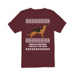 German Shepherd Through The Snow - Premium Men's T-shirt