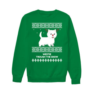 Westie Through The Snow  - Unisex Sweatshirt