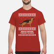 German Shepherd Through The Snow - Men's T-Shirt