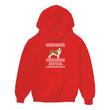 Bulldog Through The Snow - Kids Hoodie