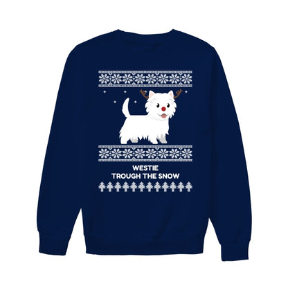 Westie Through The Snow  - Unisex Sweatshirt