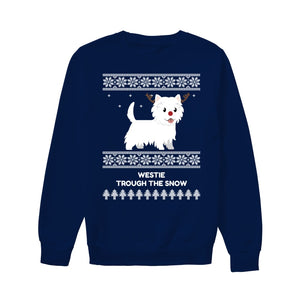 Westie Through The Snow  - Unisex Sweatshirt