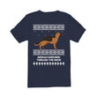 German Shepherd Through The Snow - Premium Men's T-shirt