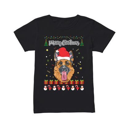 Merry Christmas German Shepherd - Women's T-shirt
