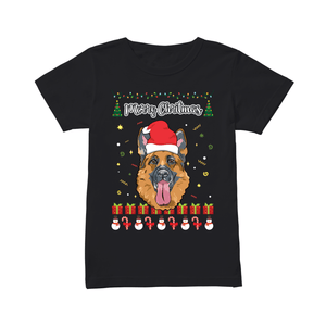 Merry Christmas German Shepherd - Women's T-shirt