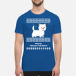 Westie Through The Snow  - Premium Men's T-shirt