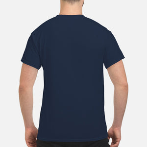 Westie Through The Snow  - Men's T-Shirt