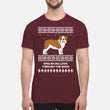 Bulldog Through The Snow - Premium Men's T-shirt