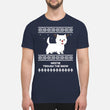 Westie Through The Snow  - Premium Men's T-shirt