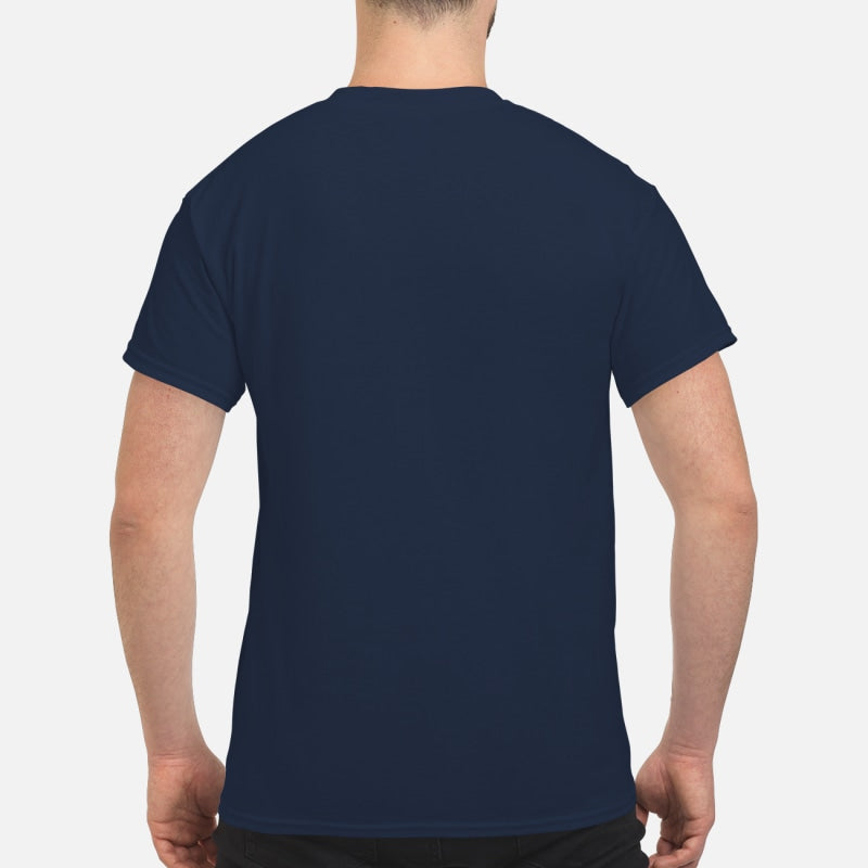 Bulldog Through The Snow - Men's T-Shirt