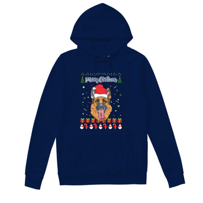 Merry Christmas German Shepherd - Unisex Hoodie