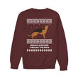 German Shepherd Through The Snow - Unisex Sweatshirt