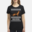German Shepherd Through The Snow - Premium Women's T-shirt