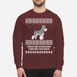 Miniature Schnauzer Through The Snow - Unisex Sweatshirt