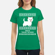 Westie Through The Snow  - Women's T-shirt