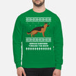 German Shepherd Through The Snow - Unisex Sweatshirt