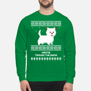 Westie Through The Snow  - Unisex Sweatshirt