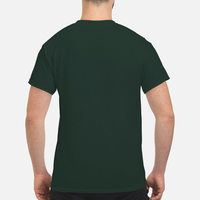 Bulldog Through The Snow - Men's T-Shirt