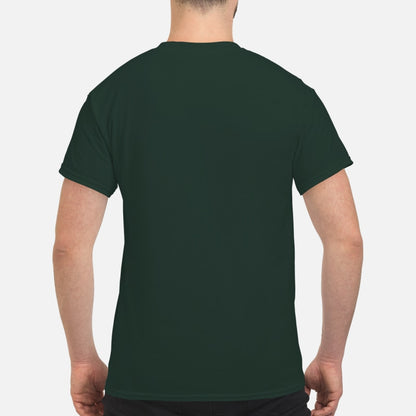 Bulldog Through The Snow - Men's T-Shirt