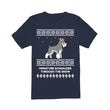 Miniature Schnauzer Through The Snow - Premium Men's T-shirt