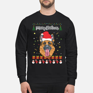 Merry Christmas German Shepherd - Unisex Sweatshirt