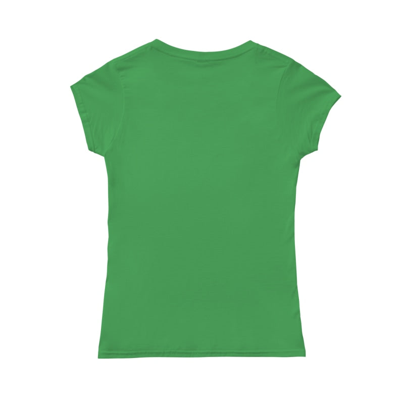 Bulldog Through The Snow - Premium Women's T-shirt