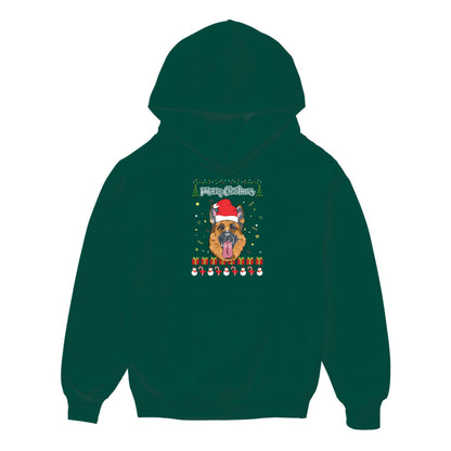 Merry Christmas German Shepherd - Kids Hoodie