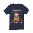 Merry Christmas German Shepherd - Premium Men's T-shirt