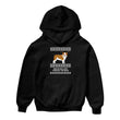 Bulldog Through The Snow - Kids Hoodie