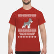 Miniature Schnauzer Through The Snow - Men's T-Shirt