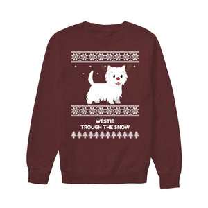 Westie Through The Snow  - Unisex Sweatshirt