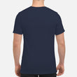 Miniature Schnauzer Through The Snow - Premium Men's T-shirt