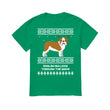 Bulldog Through The Snow - Men's T-Shirt