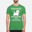 Westie Through The Snow  - Premium Men's T-shirt