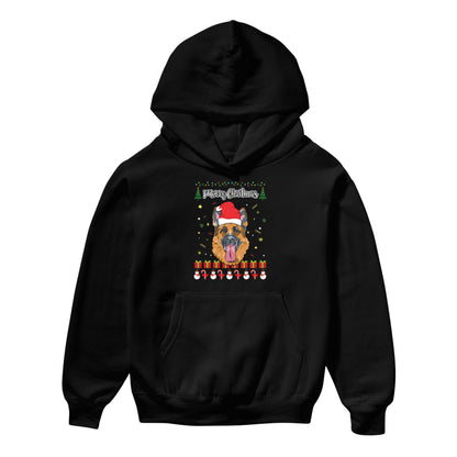 Merry Christmas German Shepherd - Kids Hoodie