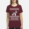 Miniature Schnauzer Through The Snow - Premium Women's T-shirt