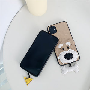 Schnauzer 3D Pendant iPhone Case