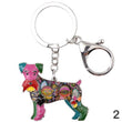 Vicky Schnauzer Keychain